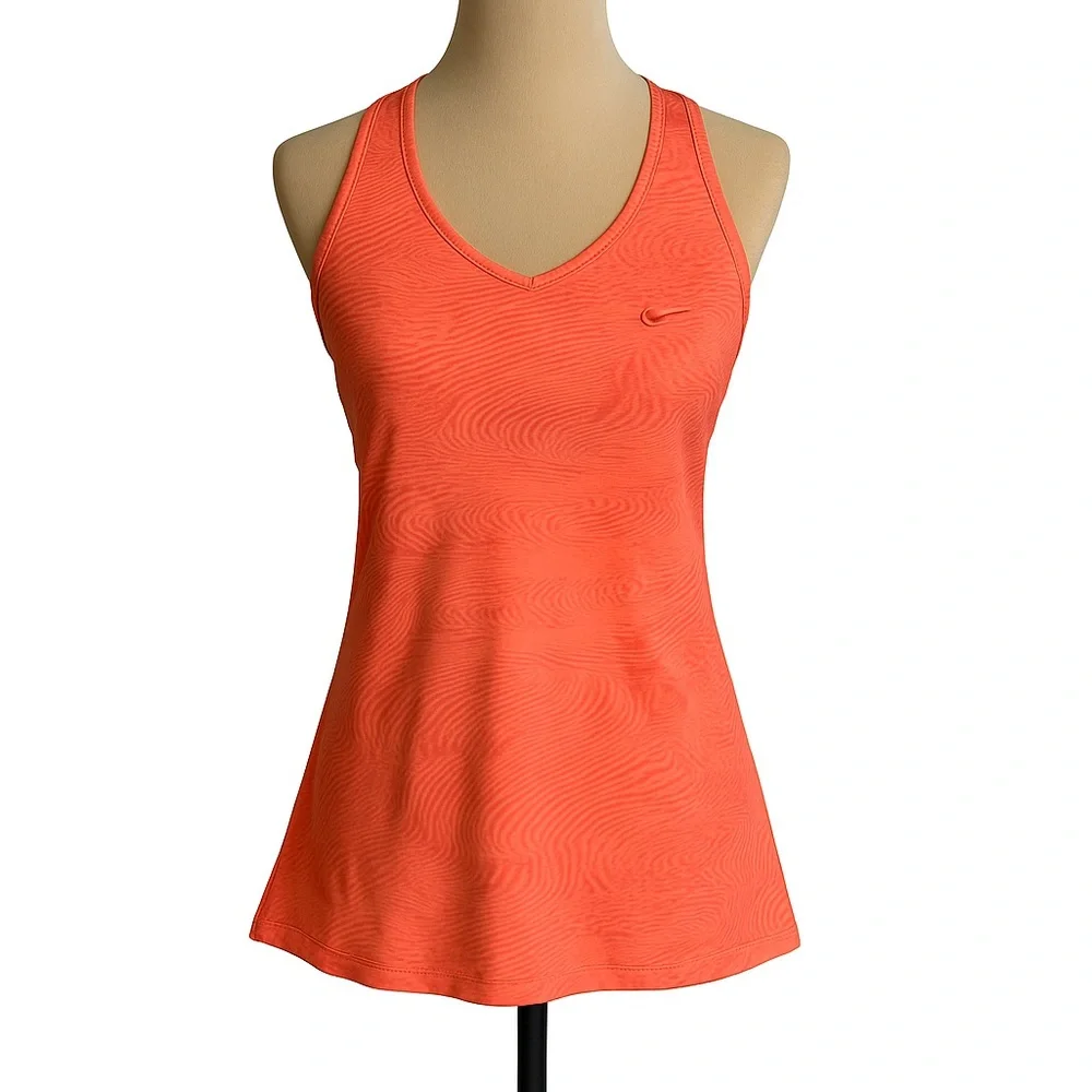 Nike Women's Vivid Orange Tank Top - Picture 1 of 6